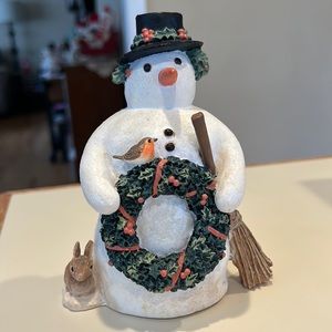 🎅🏽Hallmark Snowman Music Box Figure
